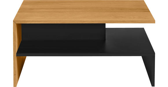 COUCHTISCH in Holz, Holzwerkstoff 90/55/42,5 cm  - Eichefarben/Schwarz, Design, Holz/Holzwerkstoff (90/55/42,5cm) - Carryhome