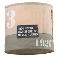 SENČNIK ZA SVETILKO        28/26 cm      - siva/naravne barve, Basics, tekstil (28/26cm)