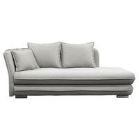 HEVERŐ textil bézs  - bézs/ezüstszínű, Design, műanyag/textil (107/84/99/224cm) - Xora