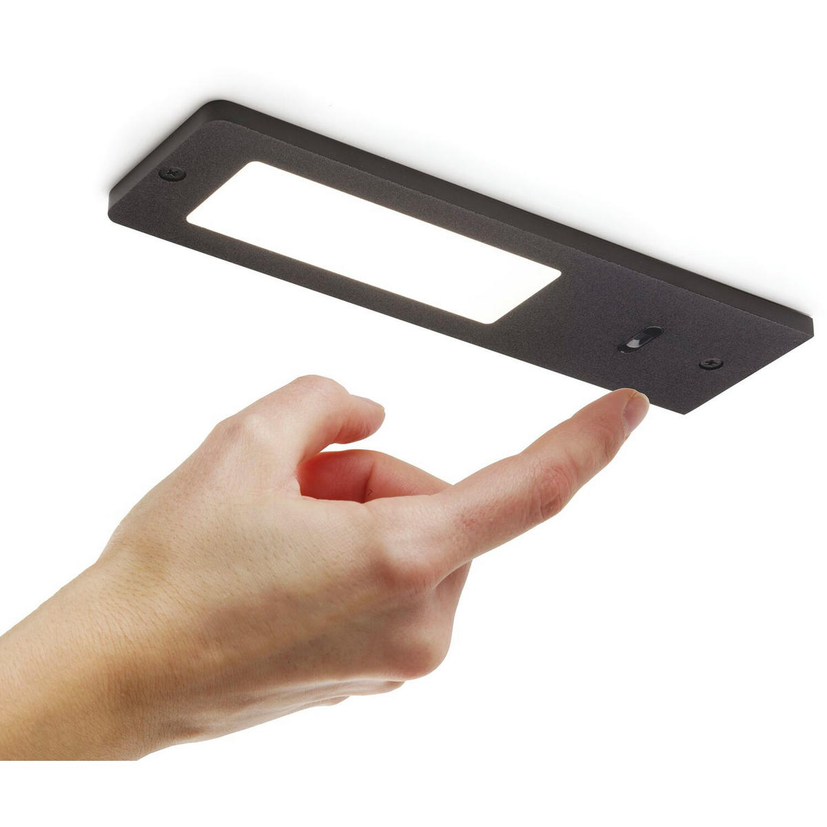 UNTERBAULEUCHTEN-SET - Schwarz, Basics, Kunststoff (17/5/0,5cm) - HKT