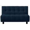 SCHLAFSOFA in Textil Dunkelblau  - Schwarz/Dunkelblau, Design, Textil/Metall (145/92/102cm) - Novel