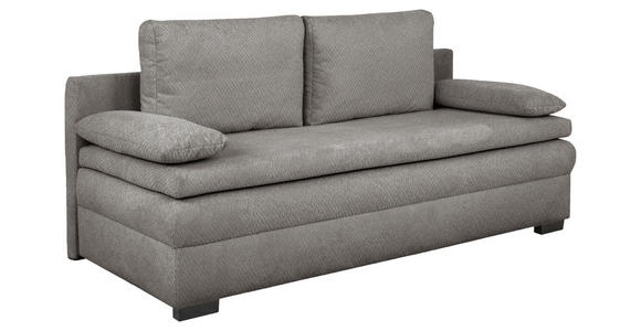 SCHLAFSOFA  in Struktur Dunkelgrau  - Dunkelgrau/Schwarz, KONVENTIONELL, Kunststoff/Textil (195/93/83cm) - Carryhome