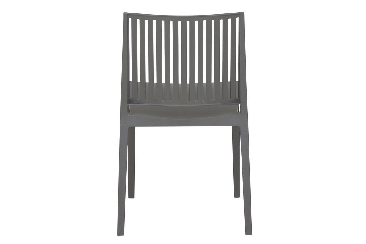 GARTENGARNITUR 3-teilig  - Grau, Basics, Holzwerkstoff/Kunststoff (65/80/65cm) - Siena Garden