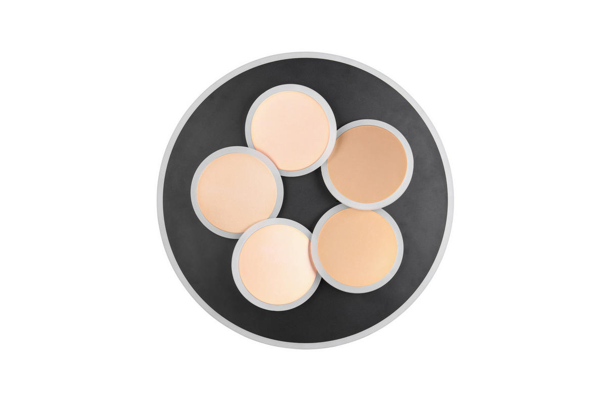 LED-DECKENLEUCHTE  49/7.5 cm    - Goldfarben/Schwarz, Design, Metall (49/7.5cm) - Trio Leuchten