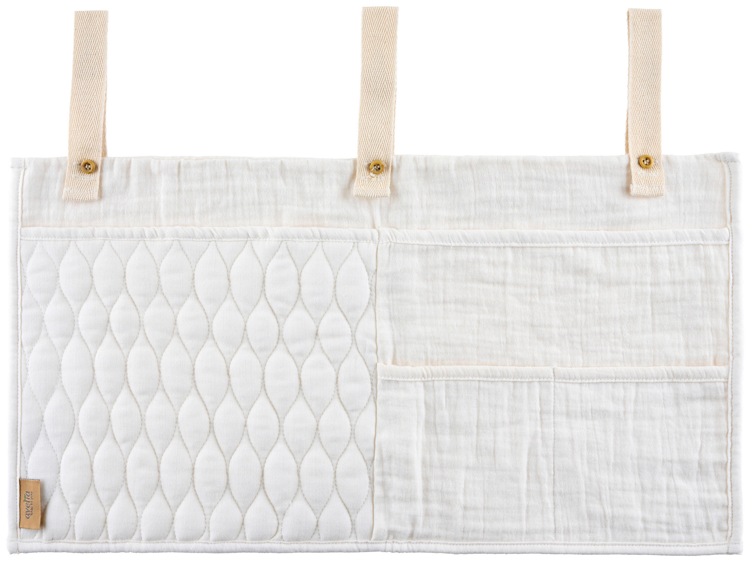BETTTASCHE - Beige, Basics, Textil - Avelia