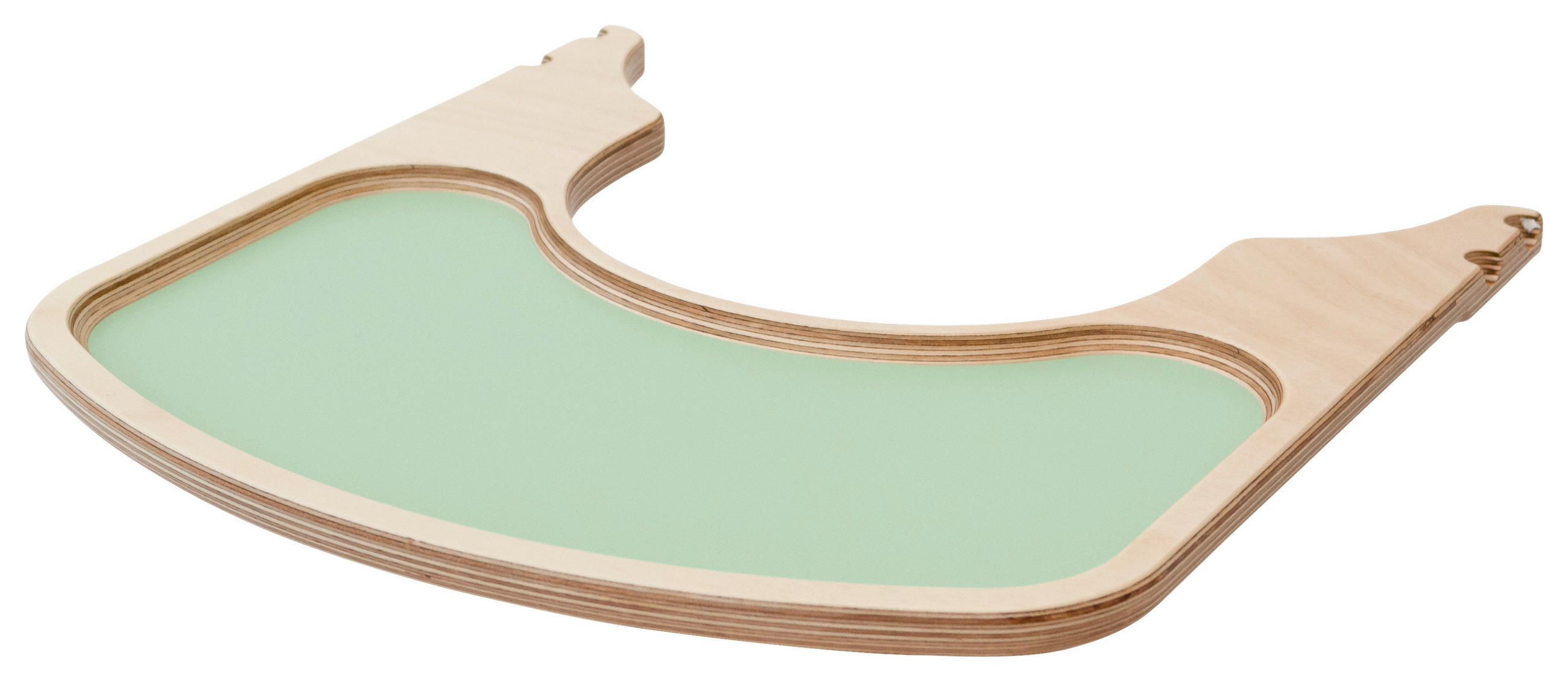 ESS- UND SPIELBRETT Quarttolino  - Naturfarben/Grün, Basics, Holz (43/0,18/40cm)
