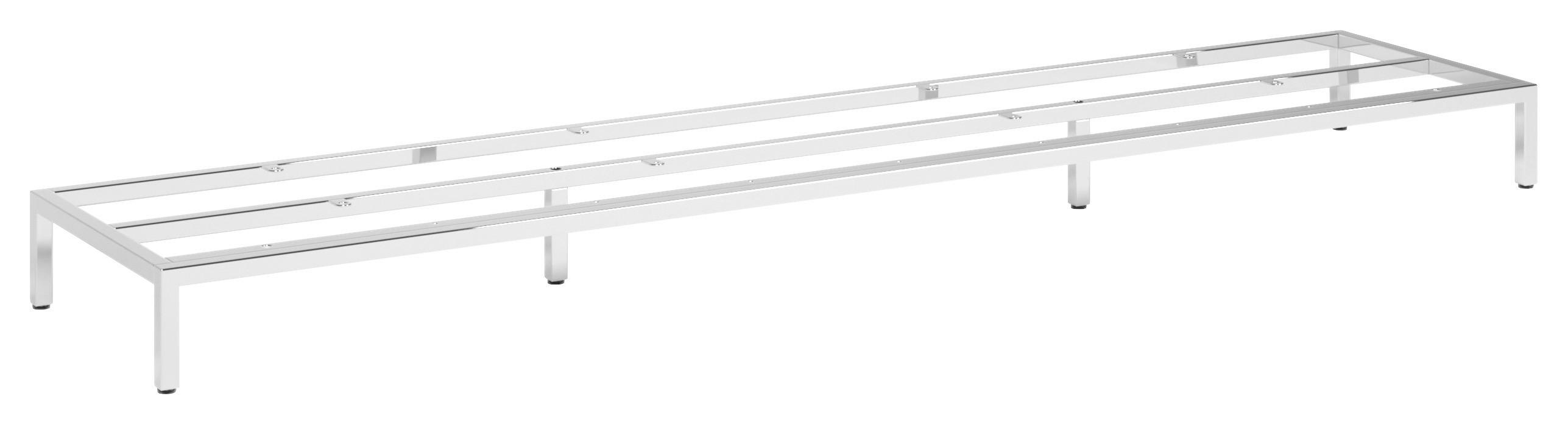 FUßGESTELL - Chromfarben, Basics, Metall (179,6/13/39,5cm)