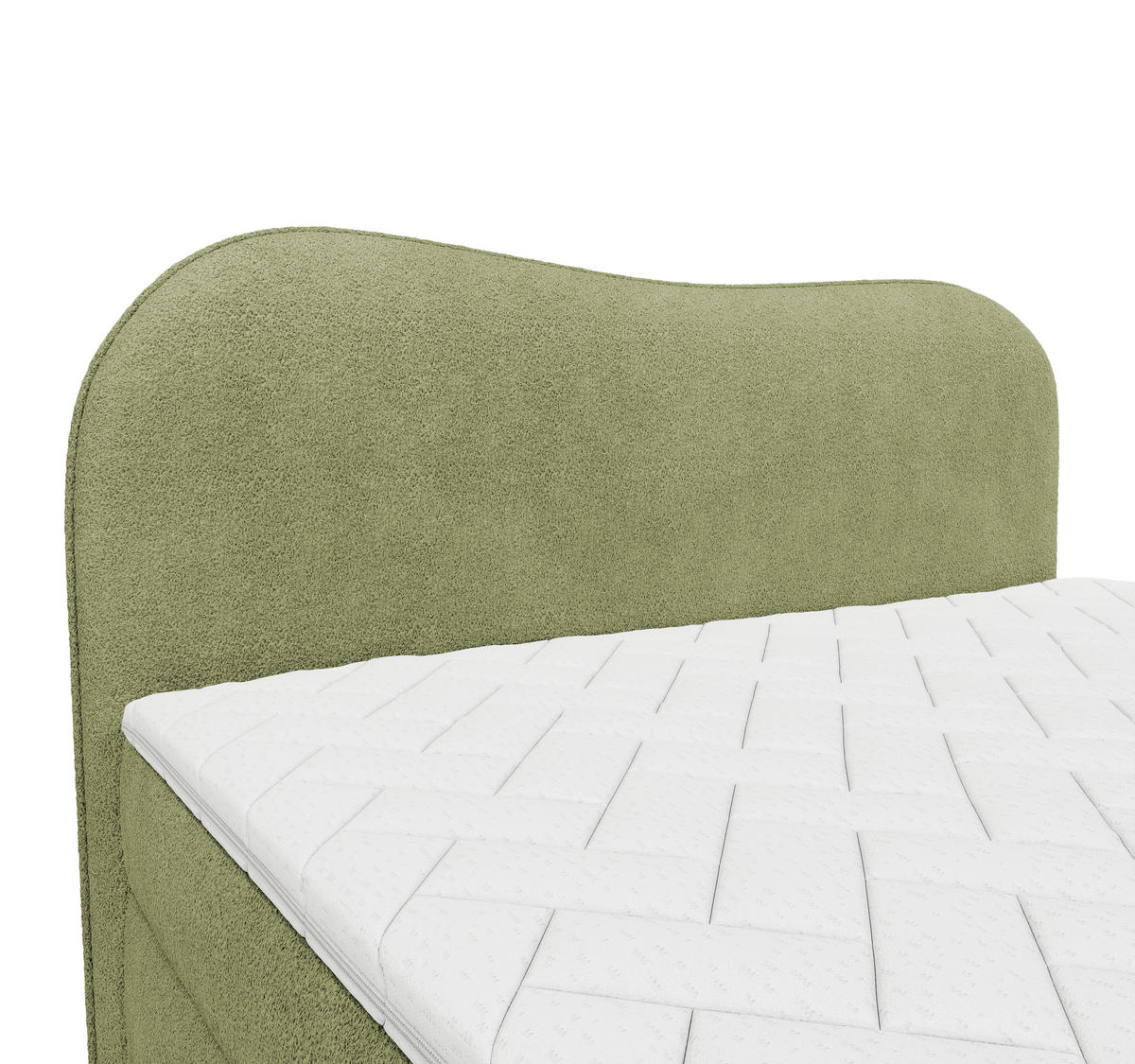 BOXBETT 180/200 cm  in Grün  - Schwarz/Grün, Design, Holz/Holzwerkstoff (180/200cm) - Chameo