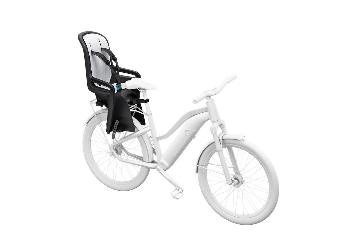 FAHRRADKINDERSITZ - Dunkelgrau, Basics, Kunststoff/Textil (83/45/40cm) - Thule