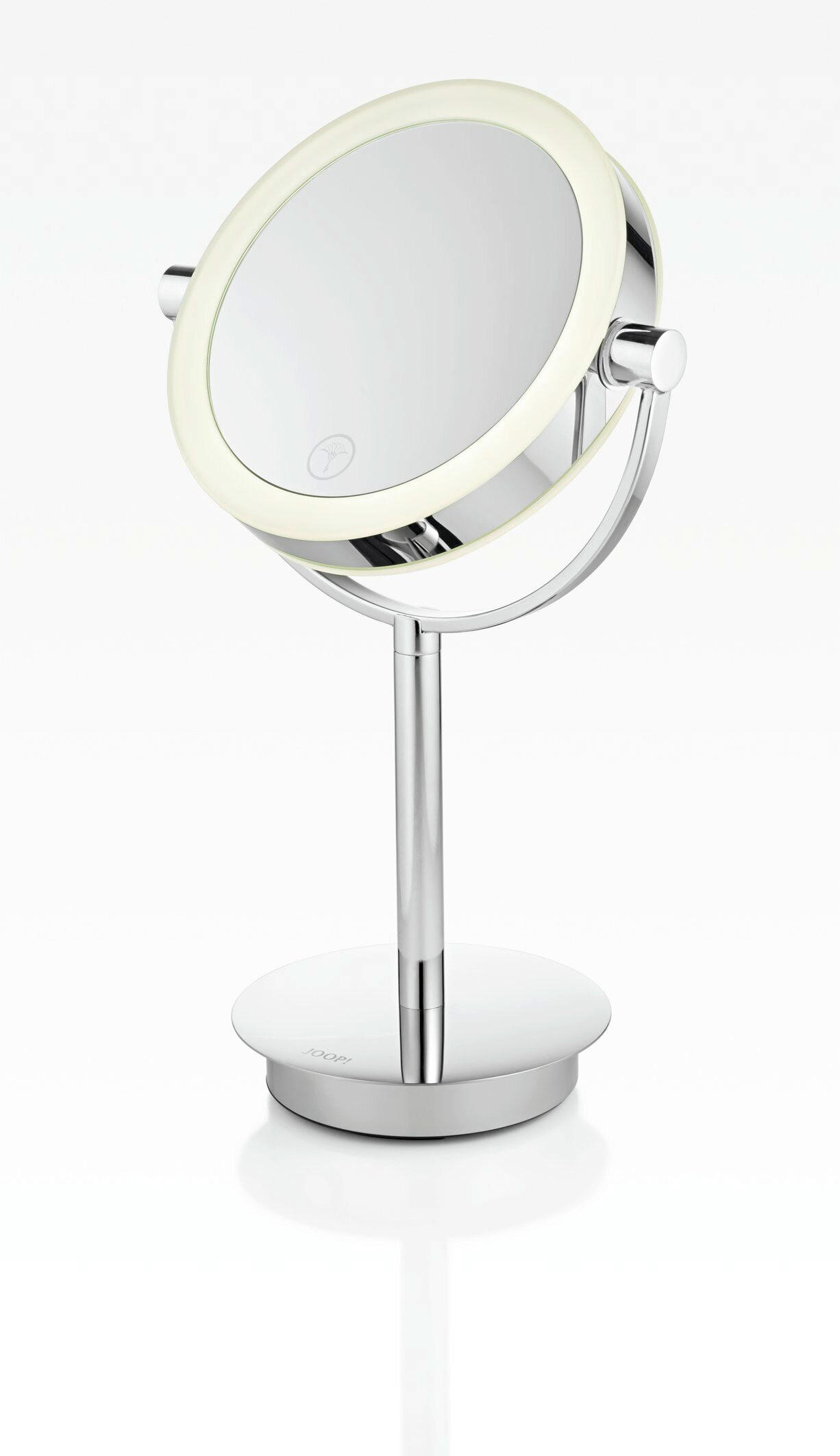 SCHMINKSPIEGEL Silberfarben  - Silberfarben, Basics, Glas/Kunststoff (19/19/37cm) - Joop!