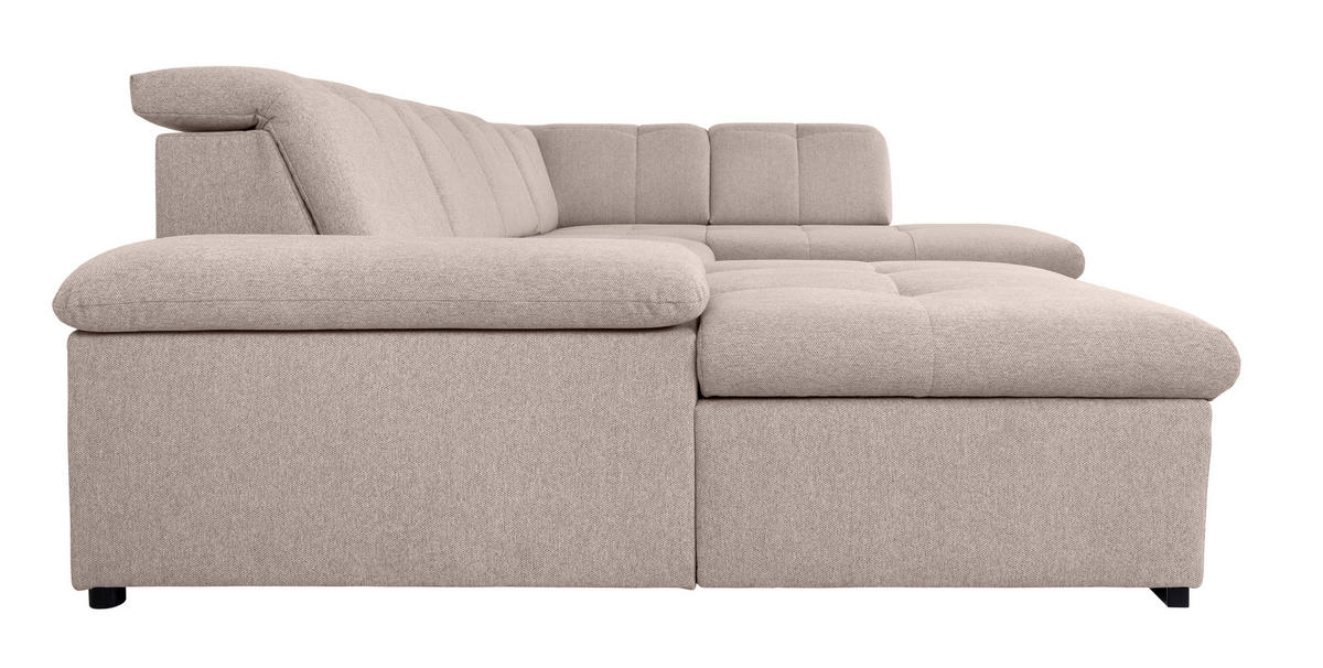 WOHNLANDSCHAFT in Beige  - Beige/Grau, Design, Textil/Metall (173/328/215cm) - MID.YOU