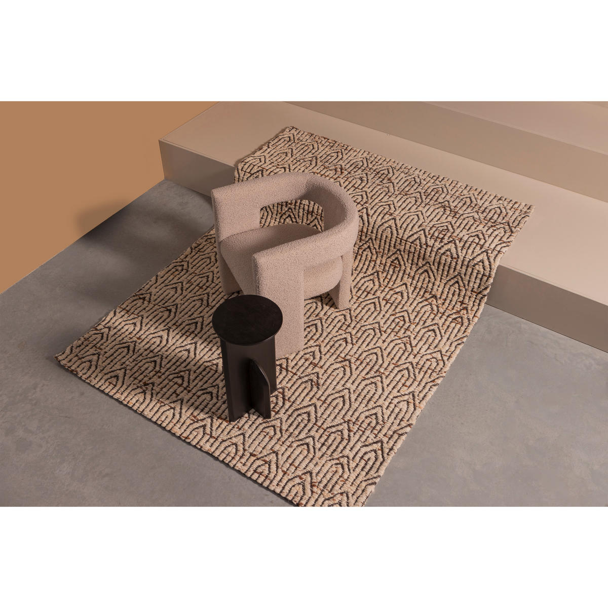 BEISTELLTISCH in Holz 30/30/58 cm  - Schwarz, Design, Holz (30/30/58cm) - Livetastic