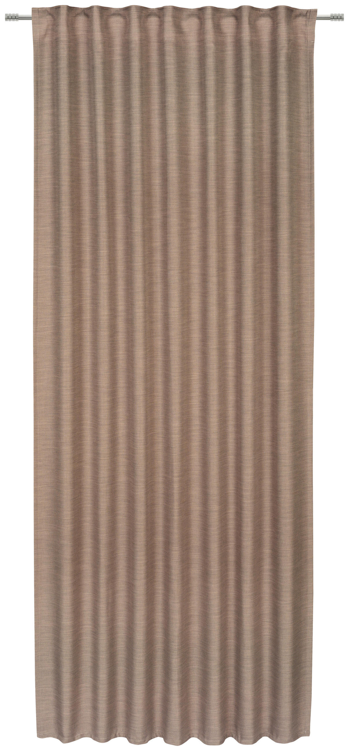 GOTOVA ZAVESA boja orahovog drveta - boja orahovog drveta, Osnovno, tekstil (140/245cm) - Esposa