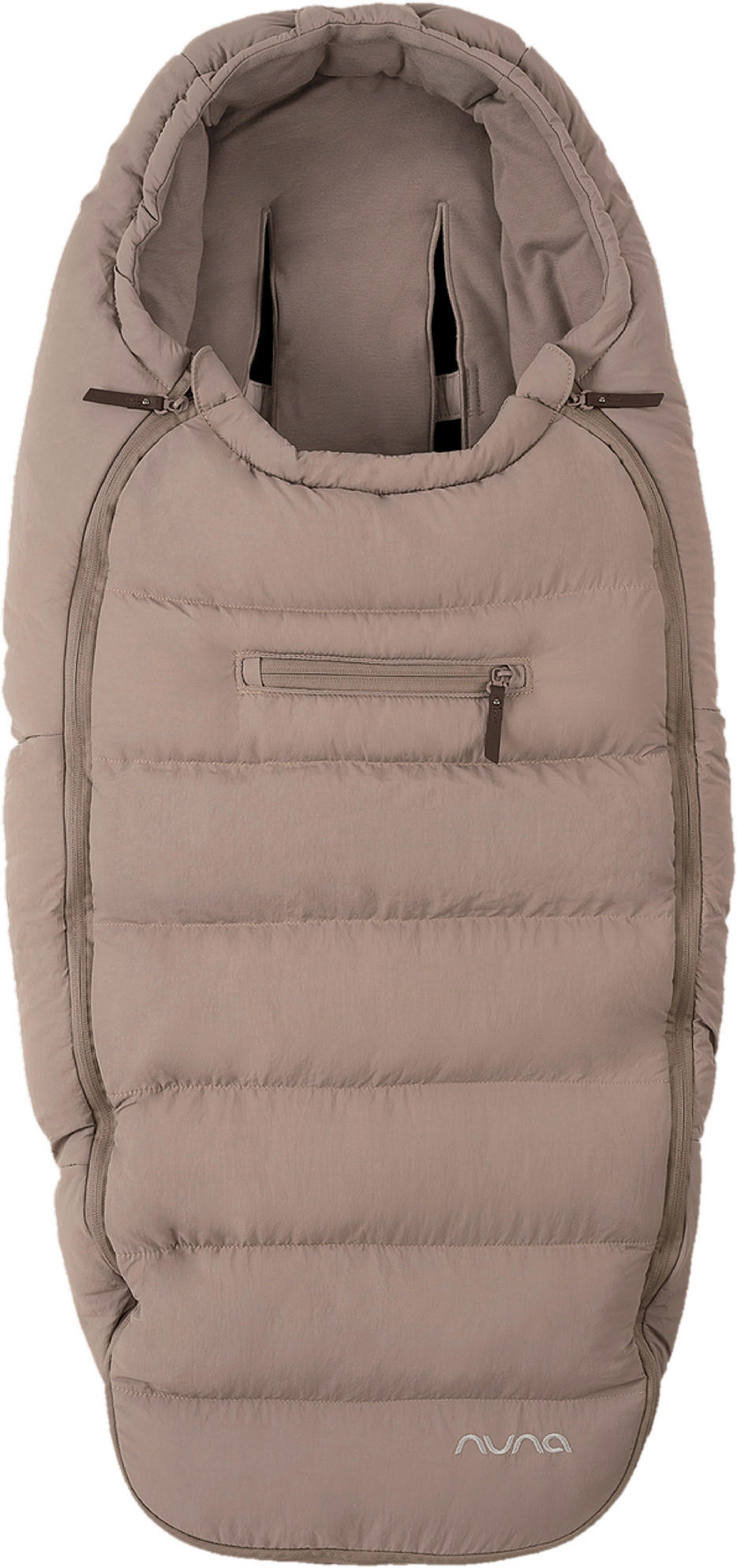 FUßSACK  - Graubraun, Basics, Textil (99/42/14cm) - Nuna