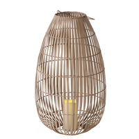 LED-WINDLICHT - Naturfarben, Basics, Holz/Metall (35/35/60cm)