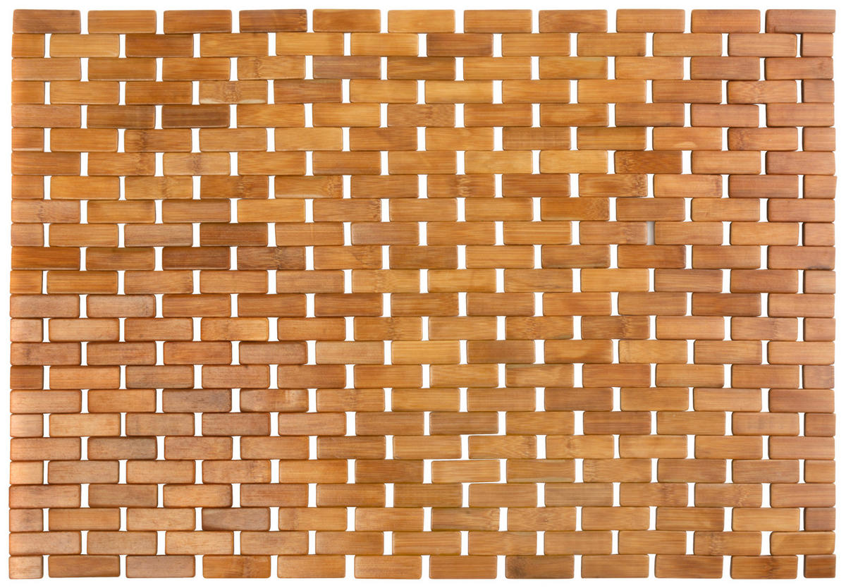 BADETEPPICH PALITTO Naturfarben 50/70 cm  - Naturfarben, KONVENTIONELL, Holz (50/70cm) - Kleine Wolke