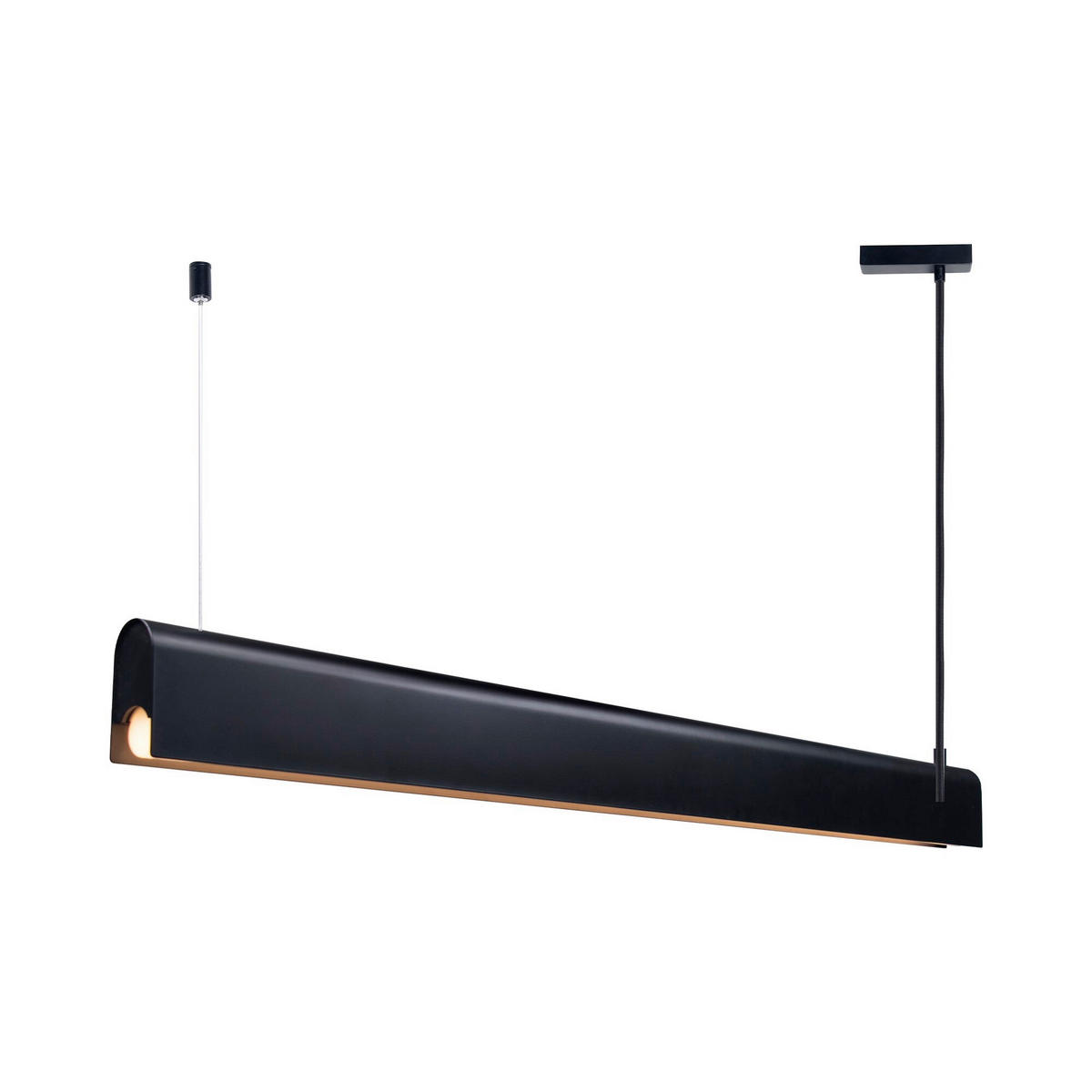 PENDELLEUCHTE Beau 8.5/8/100 cm  - Schwarz, Design, Metall (8.5/8/100cm) - Nordlux