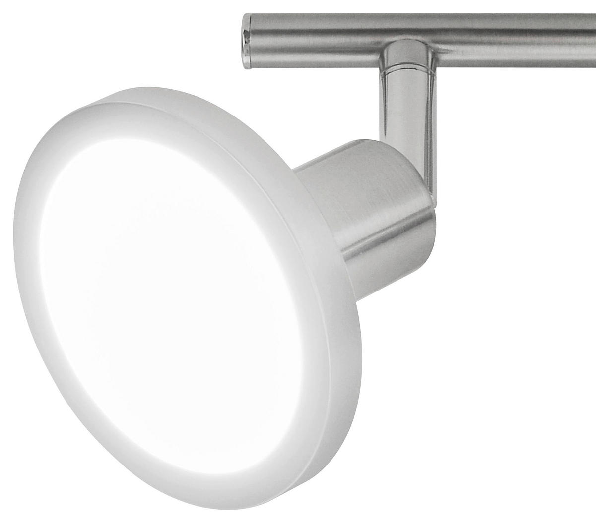 LED-STRAHLER 8/15,6 cm   - Nickelfarben, Design, Metall (8/15,6cm) - Globo