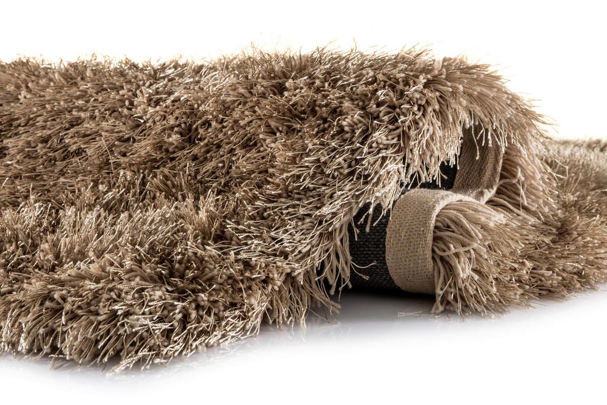 HOCHFLORTEPPICH 120 cm Beige  - Beige, Basics, Textil (120cm) - Novel