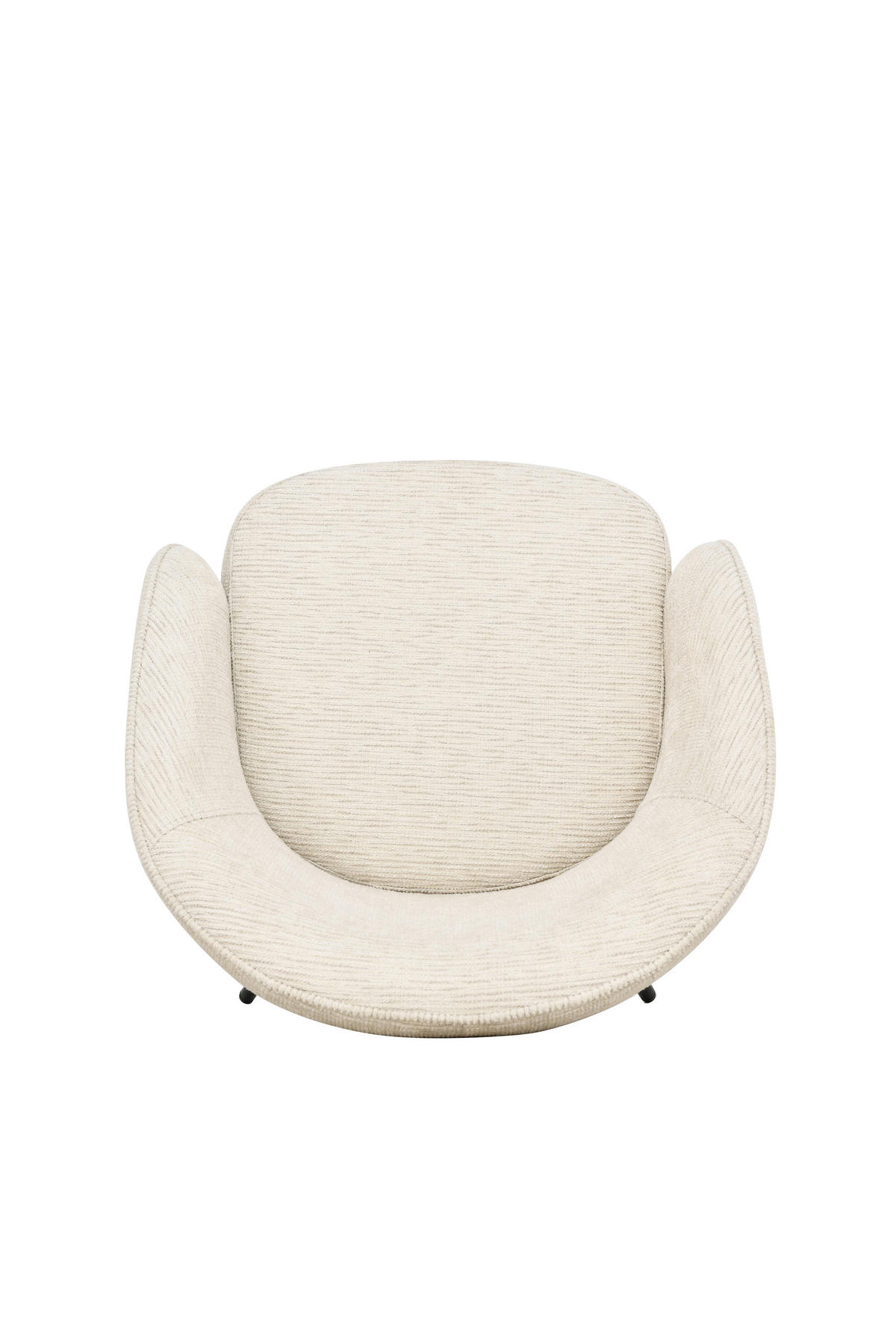 ARMLEHNSTUHL  in Eisen Leinenoptik  - Beige/Schwarz, Basics, Holz/Textil (60/81/62cm) - Livetastic