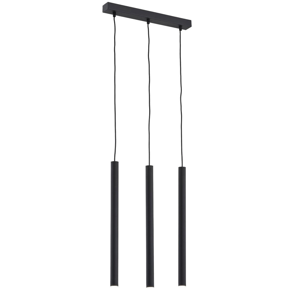 XXXLutz Hängeleuchte Argon Etna Plus Schwarz 4x42x130 cm