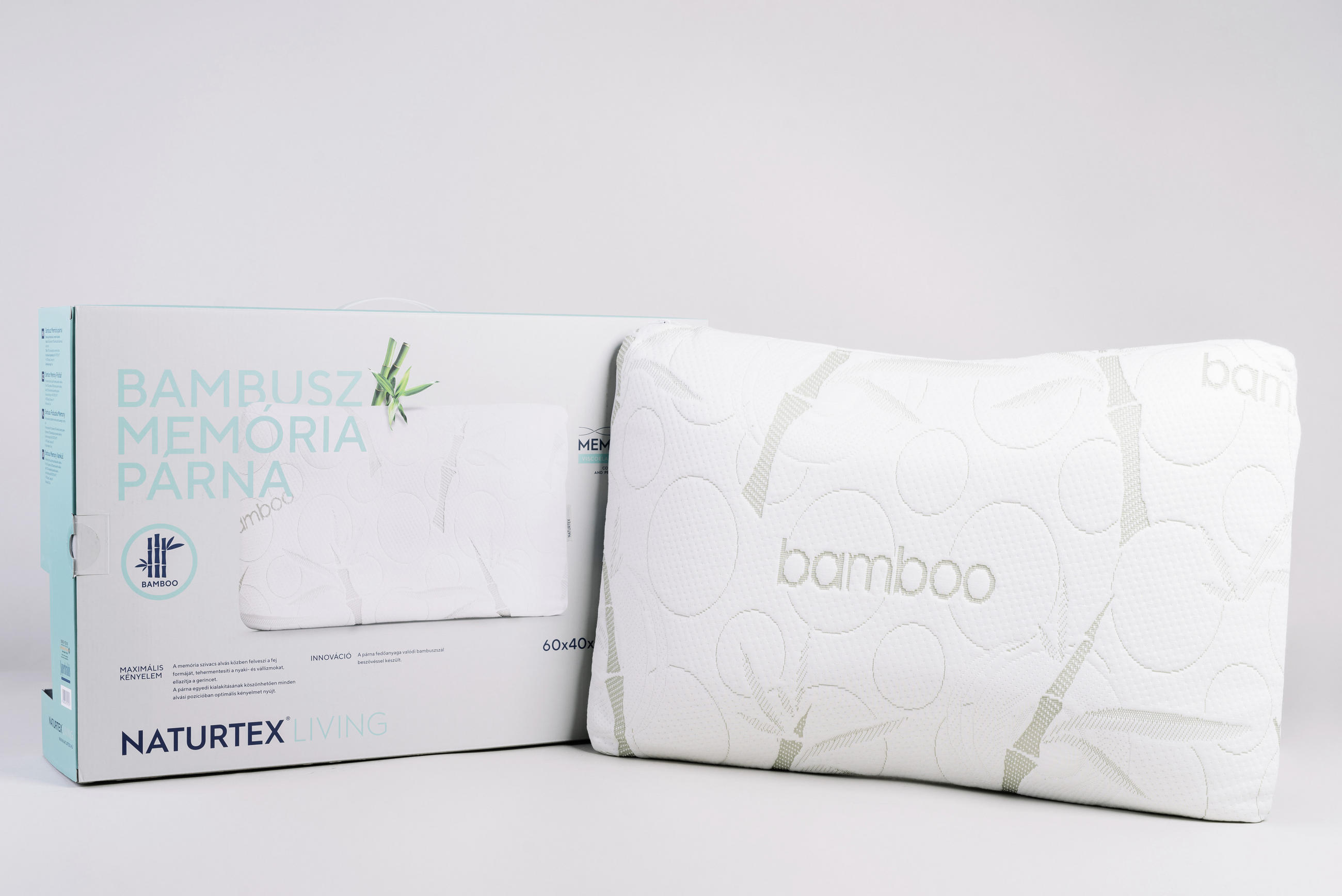 PÁRNA   - fehér, Basics, textil (60/40/14cm) - Naturtex