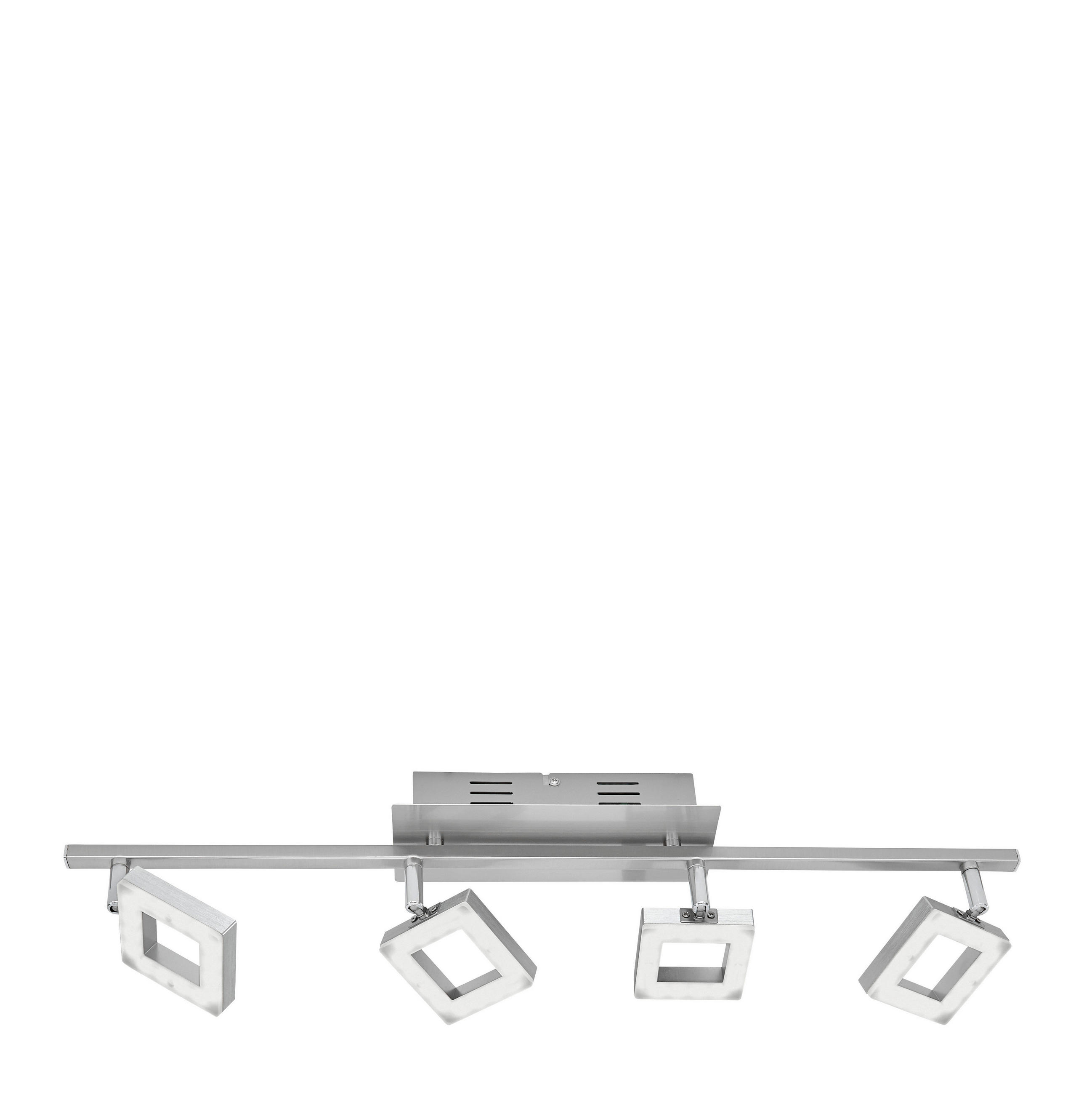 LED-STRAHLER - Alufarben/Nickelfarben, Basics, Kunststoff/Metall (67,5cm) - Novel