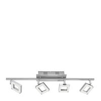 LED REFLEKTOR - alumíniumszínű/nikkelszínű, Basics, műanyag/fém (67,5cm) - Novel