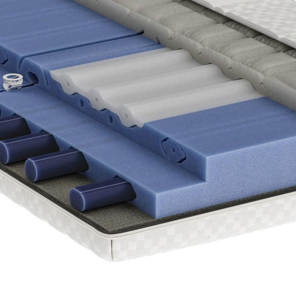 MATRATZE Vita 120/200 cm Höhe ca. 24 cm  - Weiss, Basics, Textil (120/200cm) - Bico Hilding Anders