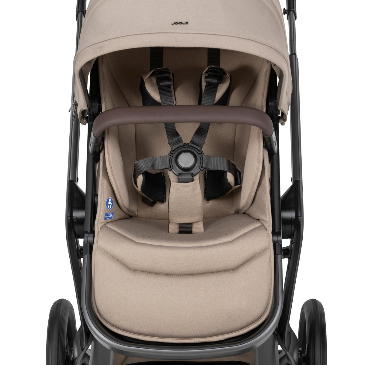 KINDERWAGEN  Day 5  Sandy Taupe  - Taupe/Grau, Basics, Textil/Metall (94/60/113cm) - Joolz