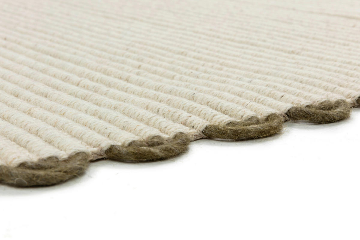 HANDWEBTEPPICH 160/230 cm Omira Creme rechteckig  - Creme, Basics, Textil (160/230cm) - Schöner Wohnen