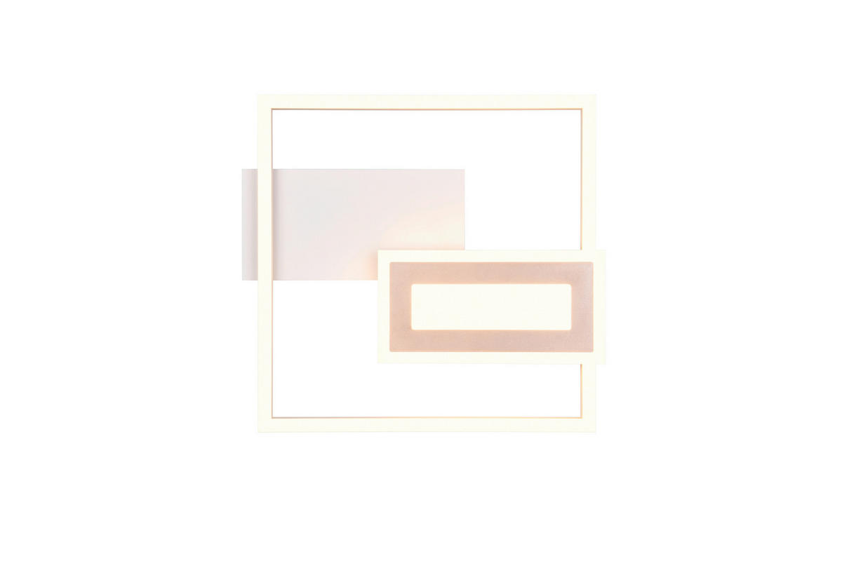 PLAFONIERĂ CU LED - cappuccino, Basics, metal (30,0/4,5/33,0cm)