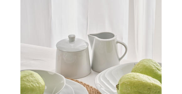 KOMBISERVICE Weiß Ascona 62-teilig 6 Personen  - Weiß, Basics, Keramik - Novel