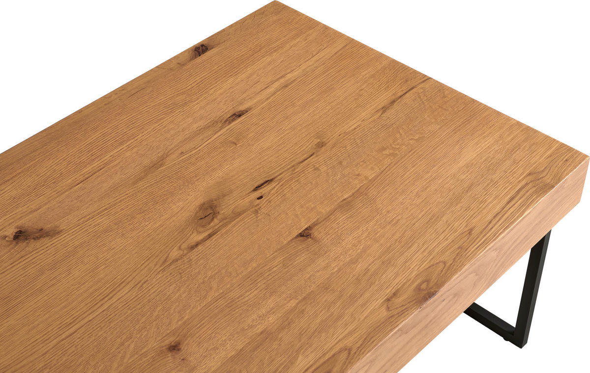 KONFERENČNÝ STOLÍK, čierna, farba duba, drevo, kompozitné drevo, 100/65/42 cm - čierna/farba duba, Design, drevo/kompozitné drevo (100/65/42cm) - Carryhome