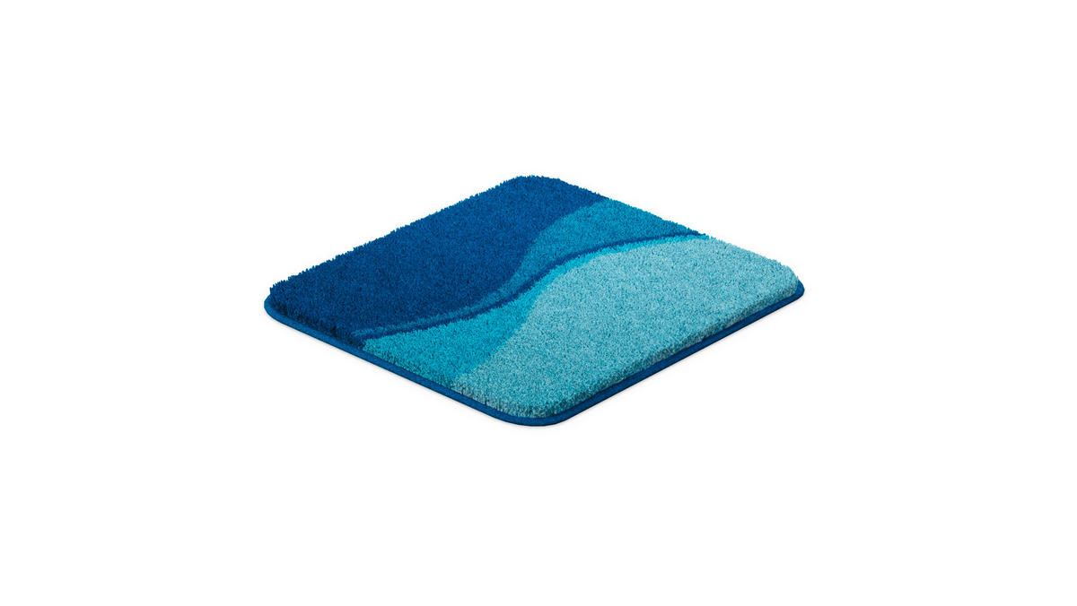 BIDET-VORLEGER Blau 40/50 cm  - Blau, Basics, Kunststoff/Textil (40/50cm) - Grund