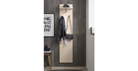GARDEROBENPANEEL  in 40/180/30 cm  - Kaschmir, Design, Holzwerkstoff (40/180/30cm) - Voleo