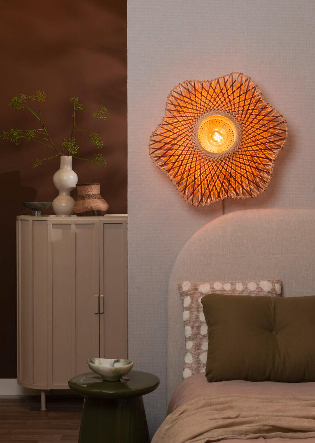 VÄGGLAMPA Good & Mojo 60/15 cm   - naturfärgad, Basics, naturmaterial (60/15cm) - Good & Mojo