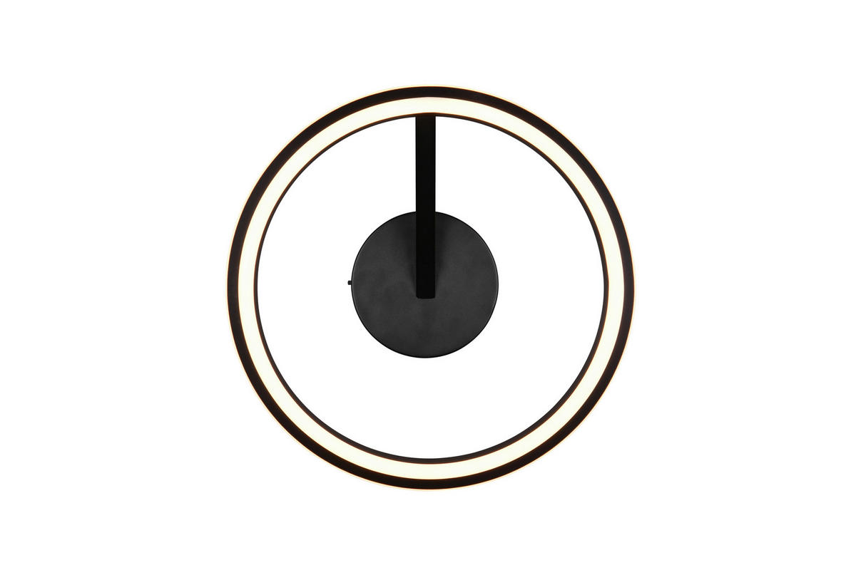 PLAFONIERĂ CU LED - negru, Basics, metal (45,0cm)