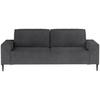 SCHLAFSOFA in Webstoff Dunkelgrau  - Dunkelgrau/Schwarz, Design, Textil/Metall (240/89/103cm) - Ti'me