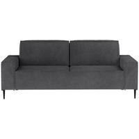 SCHLAFSOFA in Webstoff Dunkelgrau  - Dunkelgrau/Schwarz, Design, Textil/Metall (240/89/103cm) - Ti'me