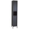 HOCHSCHRANK 32/195/32 cm  - Anthrazit/Grau, MODERN, Holzwerkstoff/Kunststoff (32/195/32cm) - MID.YOU