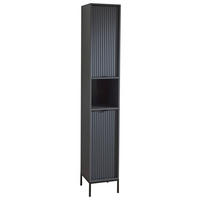 HOCHSCHRANK 32/195/32 cm  - Anthrazit/Grau, MODERN, Holzwerkstoff/Kunststoff (32/195/32cm) - MID.YOU