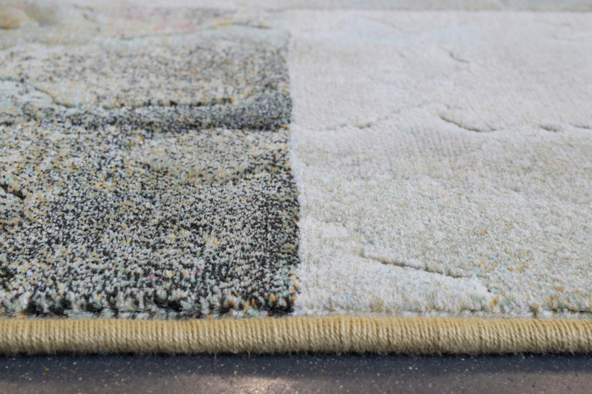 WEBTEPPICH  Wohnzimmer 120/170 cm Catania Grün, Hellgrün, Beige rechteckig  - Beige/Hellgrün, KONVENTIONELL, Textil (120/170cm)