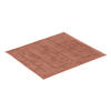BADEMATTE Cognac 55/65 cm  - Cognac, Basics, Kunststoff/Textil (55/65cm) - Vossen