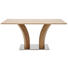 ESSTISCH Wildeiche furniert rechteckig Edelstahlfarben, Eichefarben - Edelstahlfarben/Eichefarben, Design, Holz/Holzwerkstoff (180/90/76cm) - Dieter Knoll ESSTISCH Wildeiche furniert rechteckig Edelstahlfarben, Eichefarben - Edelstahlfarben/Eichefarben, Design, Holz/Holzwerkstoff (180/90/76cm) - Dieter Knoll