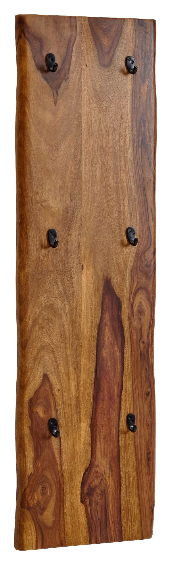 STENSKI OBEŠALNIK - barve indijskega rožnega lesa, Moderno, les (40/140/7cm) - MID.YOU