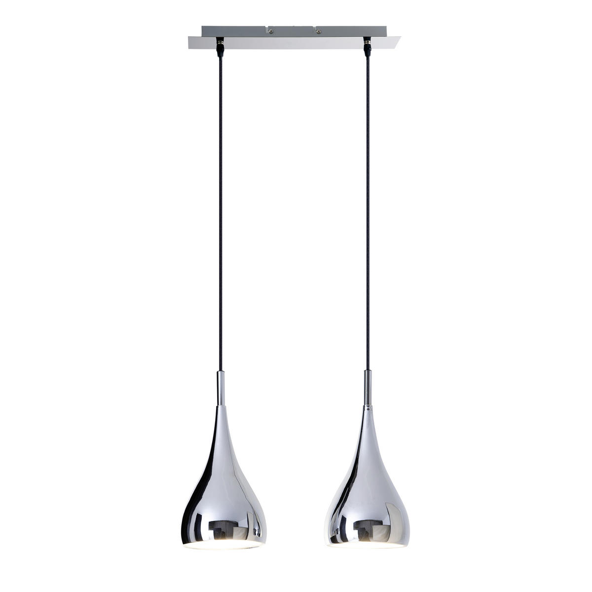 HÄNGELEUCHTE STYLE 40/8/140 cm   - Chromfarben, Trend, Metall (40/8/140cm) - Sonax