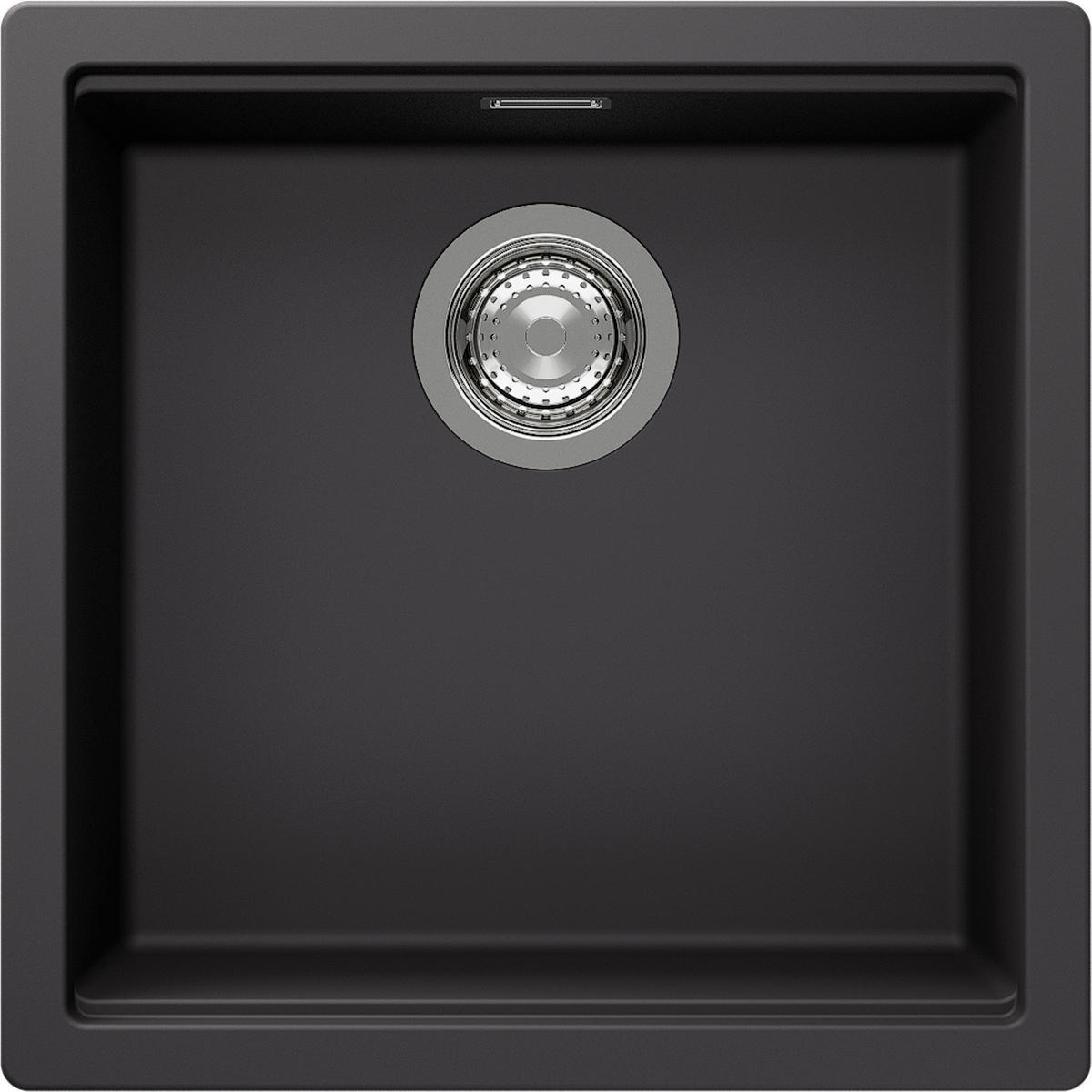 SPÜLE KIRN100ADUSK  - Grau, Basics, Stein (45,6/28,9/45,6cm) - Schock