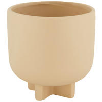 Dekovase / Übertopf  - Altrosa, Trend, Keramik (14,5/14,5cm)