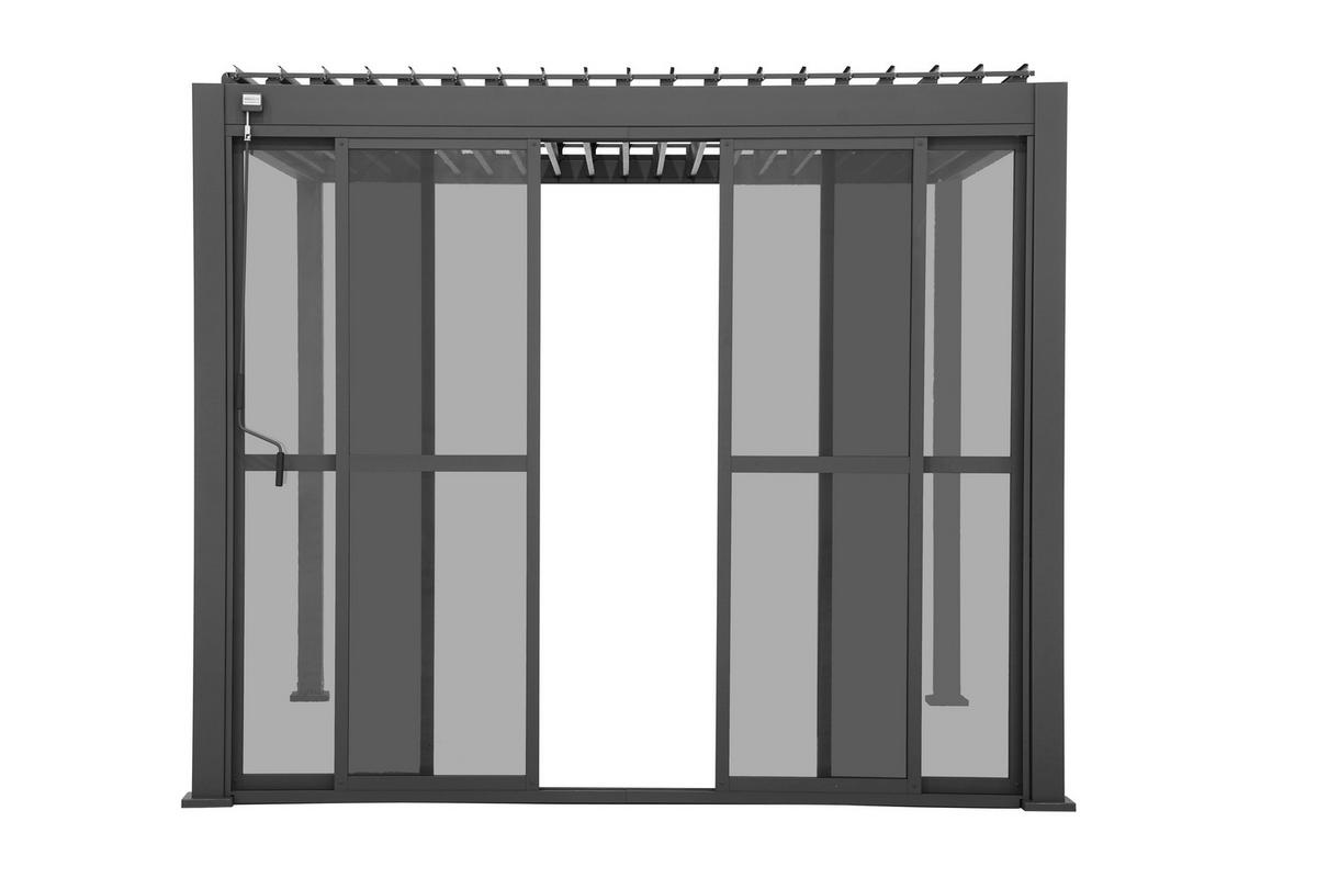 SCHIEBETÜR DELUXE/CLASSIC   - Anthrazit, Basics, Kunststoff/Metall (300cm) - Gardenson
